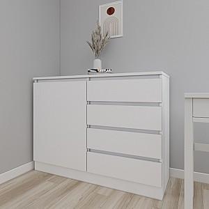 Comoda Smartex Т2 100 cm Alb