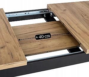 Masa Mebel Elite Skubi Stejar Craft Auriu (Maro)/Negru