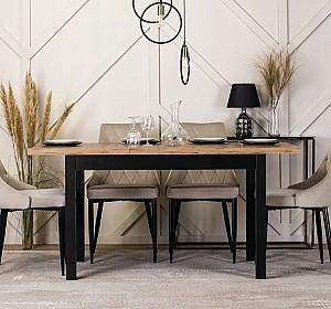 Masa Mebel Elite Skubi Stejar Craft Auriu (Maro)/Negru