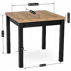 Masa Mebel Elite MAX Stejar Craft (Maro)/Negru