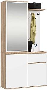 Antreu Akord Entro 95cm 3D1SZ Stejar Sonoma (Bej)/Alb