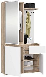 Antreu Akord Entro 95cm 3D1SZ Stejar Sonoma (Bej)/Alb