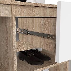 Antreu Akord Entro 95cm 3D1SZ Stejar Sonoma (Bej)/Alb