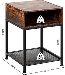 Noptiera Costway JV11179CF Brown
