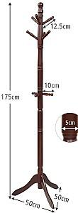 Cuier Costway HW65614BN Brown
