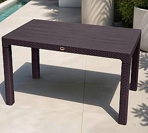 Masa de gradina Heniver Rattan Table 120x70 Brown