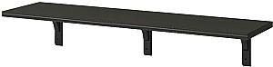 Raft de perete IKEA Bergshult/Ramshult 120x30 Negru-maro