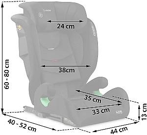 Scaun auto copii Nukido Louis Soft 710010 Black