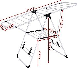 Uscator de rufe Costway HW53986 White/Black