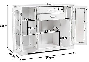 Comoda Costway HW60366WH