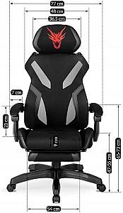 Fotoliu gaming Mebel Elite Maximo Negru