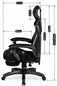Fotoliu gaming Mebel Elite Maximo Negru