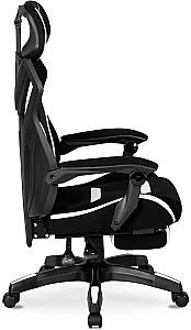 Fotoliu gaming Mebel Elite Maximo Negru/Alb