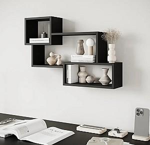 Raft de perete Bratex Trio 005 Graphite Black