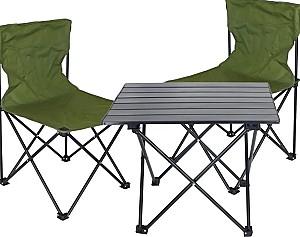 Set mobila de gradina Enero Camp 1078199 Green/Black