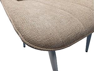 Set de masa si scaune Evelin DT 404-5 Wh + 3 scaune YTC-055 Wh / UF885-03 Light Beige