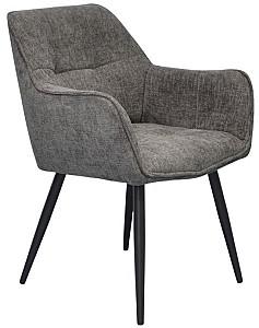 Set de masa si scaune Evelin DT 405-6 B + 4 scaune YTC-090 B / UF885-15 Dark Grey