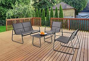 Set mobila de gradina Halmar Conor Gri