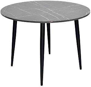 Set de masa si scaune Evelin DT 402-6B + 4 scaune QT-227 B / UF885-13 (Light Grey) / UF885-15 (Dark Grey)