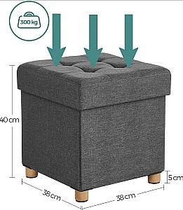 Bancheta Songmics LSF14GYZ Slate Grey