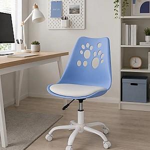Fotoliu de birou Jumi Joy 2 CM-593602 Light Blue/White