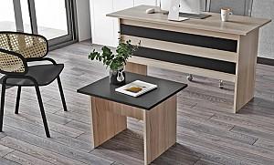 Masuta de cafea, reviste Mirage Design Vario VO2-OB Stejar (Bej)/Larex Negru