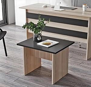 Masuta de cafea, reviste Mirage Design Vario VO2-OB Stejar (Bej)/Larex Negru