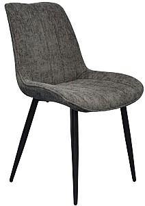 Set de masa si scaune Evelin DT 404-6B + 3 scaune YTC-055 B / UF885-15 (Dark Grey)