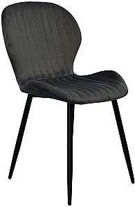 Set de masa si scaune Evelin DT 404-6B + 3 scuane YTC-064 B / BLU-14 (Dark Grey)