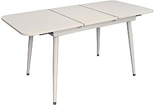 Set de masa si scaune Evelin DT 531R Wh + 4 scaune YTC-055 Wh / UF885-03 (Light Beige)