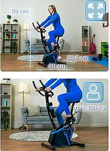 Bicicleta fitness Thunder Micrus Black/Blue