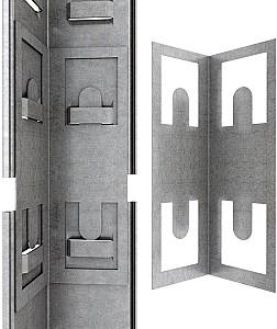 Rafturi pentru depozitare Nex 2000x1000x450 mm