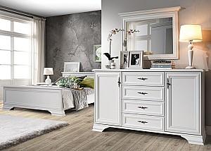 Comoda BRW Kentuki KOM2D4S White