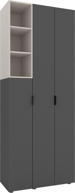 Dulap Nex Home A003L Antracit (Gri)/Cashmere (Bej)