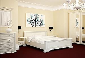 Pat Yasen White 160х200 Pin Argintiu