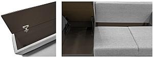 Canapea coltar Modern Soft Alaska 10 Left Gri Inchis