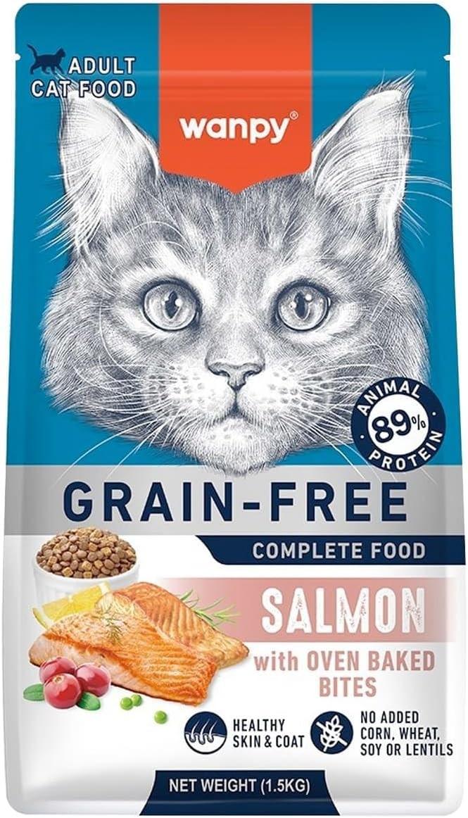Hrana uscata pentru pisici Wanpy Grain-Free Salmon PIWP-125
