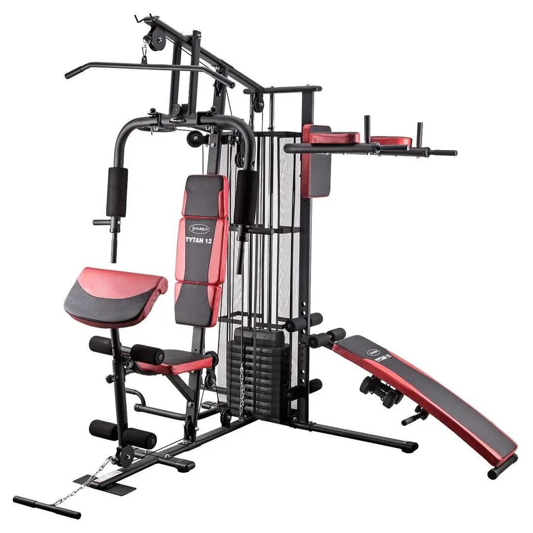 Aparat fitness multifunctional HMS Tytan 12 Black/Red
