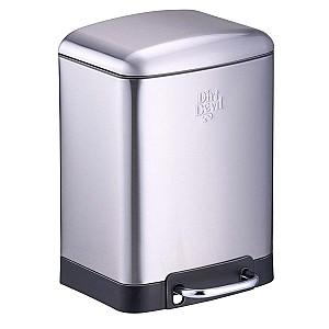 Cos de gunoi Dirt-Devil Pedal Bin 6 L Soft Close Silver