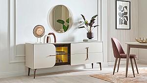 Comoda Dogtas NICOLE Cream/Bronze