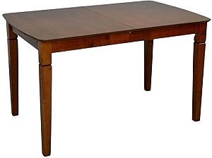 Set de masa si scaune Evelin HV-27V Burnish Oak + 6 scaune GLORIA Burnish Oak / Ekea12 Dark Brown