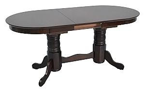 Set de masa si scaune Evelin HV-31N Chocolate + 4 scaune GLORIA Chocolate / Ekea12 Dark Brown