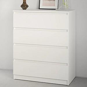 Comoda MBS Neo 4S (80x43x98 cm) Alb
