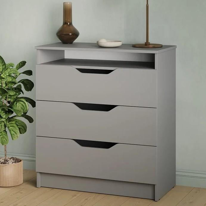 Comoda MBS 800 Lilu (81x40x89 cm) Gri