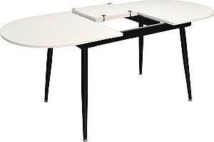 Set de masa si scaune Evelin DT 533R B + 6 scaune YTC-064 B / UF885-15 (Dark Grey)