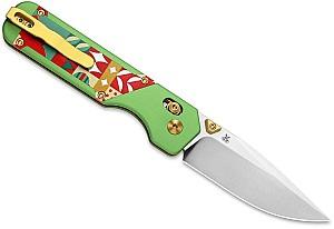 Cutit Boker Militaw S45VN Christmas Gift Wrap Pattern 01KI644
