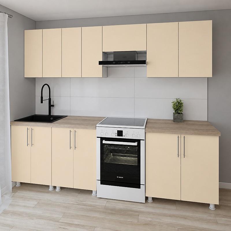 Set mobila bucatarie Smartex K1 260 cm Ivory