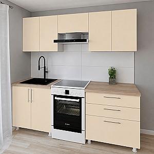 Set mobila bucatarie Smartex K2 220 cm Ivory