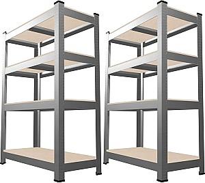 Rafturi pentru depozitare GardenLine GWI2165 Silver