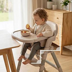 Scaun de masa multifunctional Lionelo Matt Grey Stone